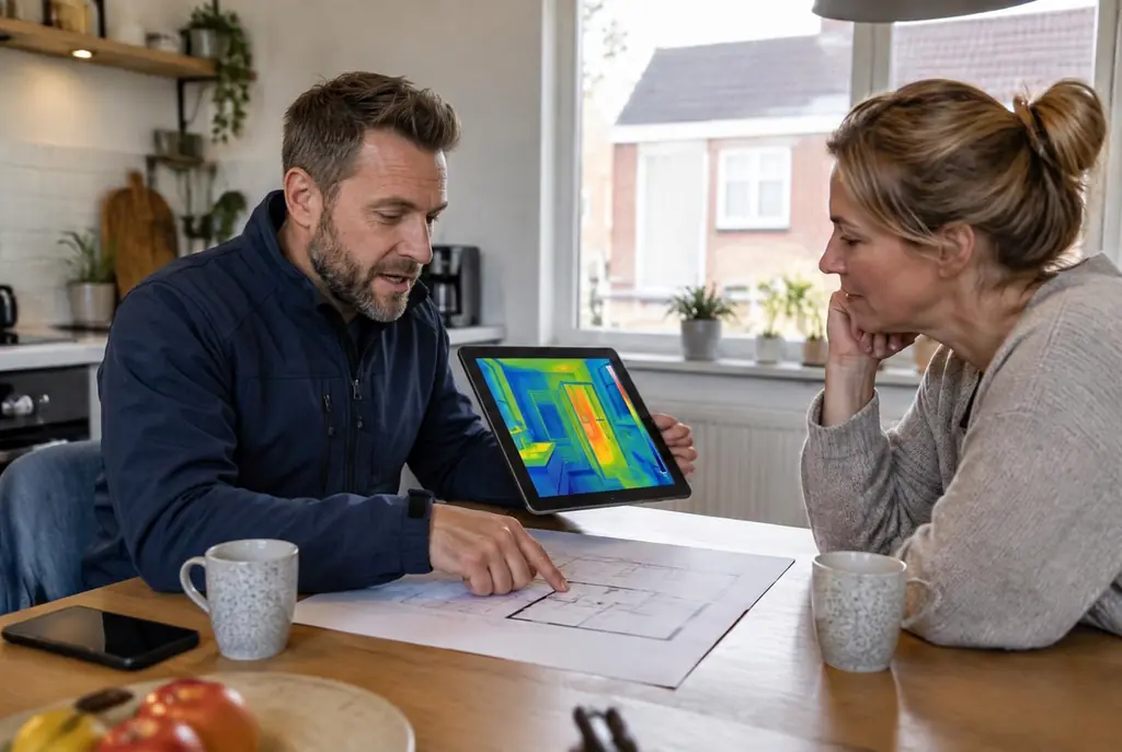 Lekdetectie Tienhoven – bevindingen bespreken aan de keukentafel