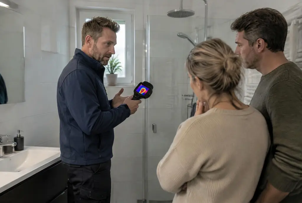Lekdetectie Tienhoven – specialist legt bevindingen uit aan bewoner